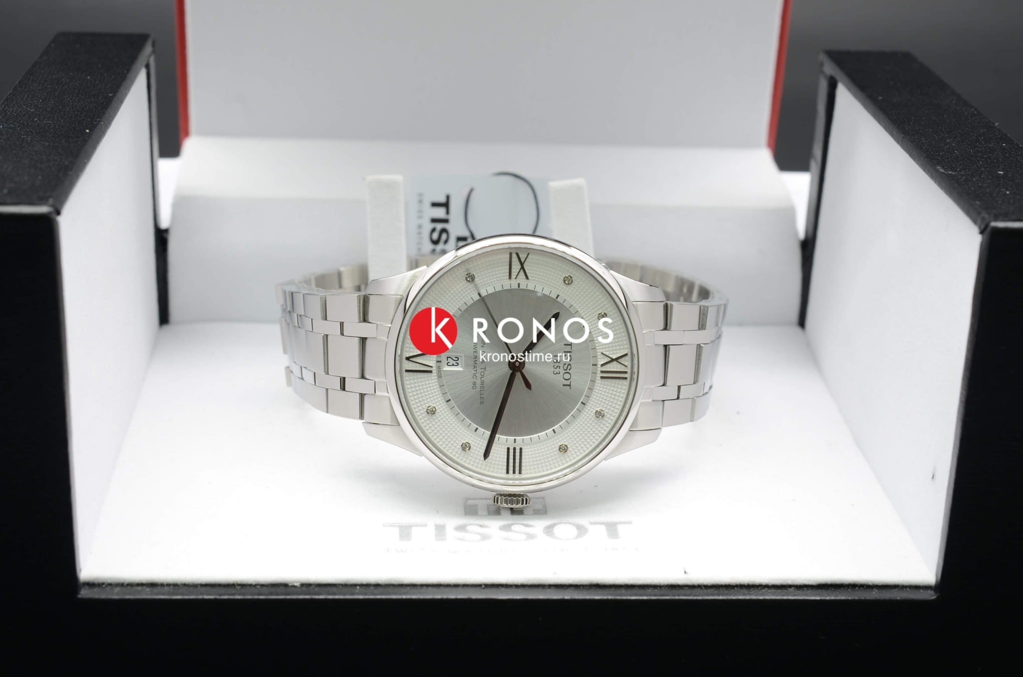 Tissot Tissot Chemin des Tourelles Powermatic 80 T099.407.11.033.00 мужские часы белый циферблат на запястье